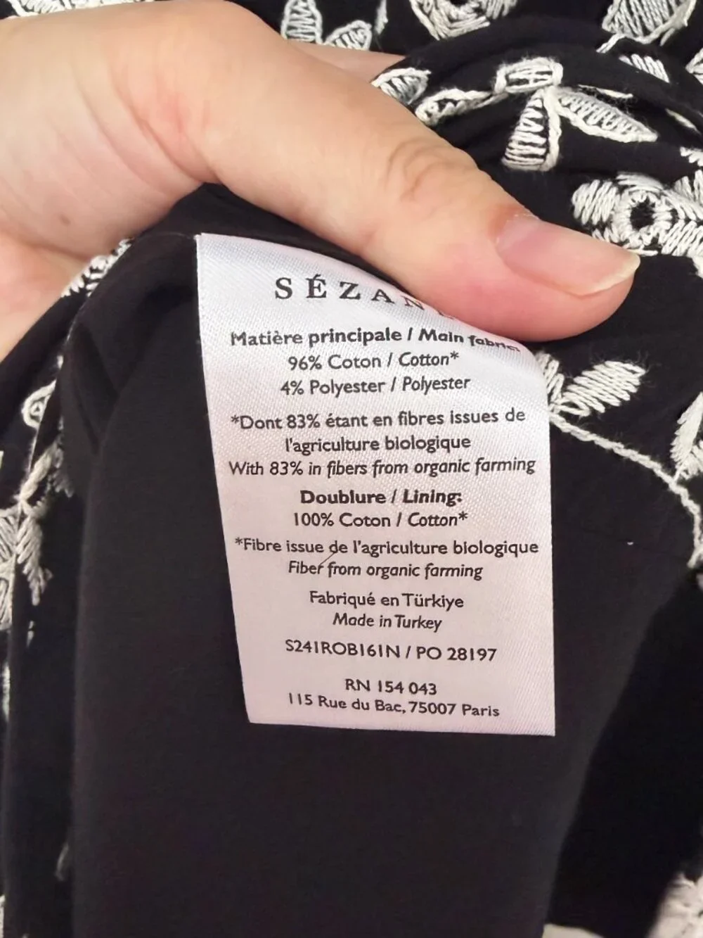 Like New Sezane Dorotha Floral Dress Size 36 - Picture 6 of 6